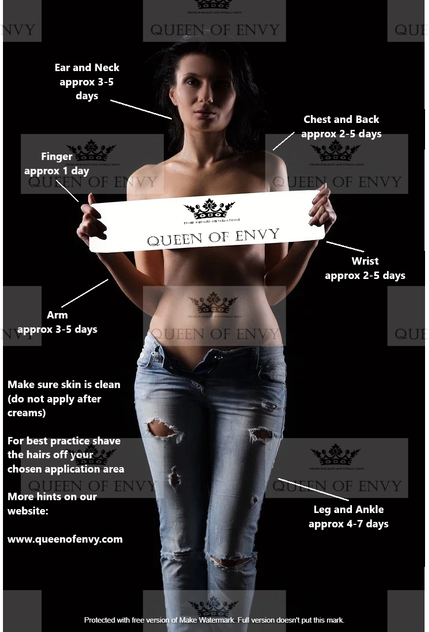 Sexy Roses Flowers Waterproof Temporary Tattoo Women Arm Thigh Leg Chest Sticker