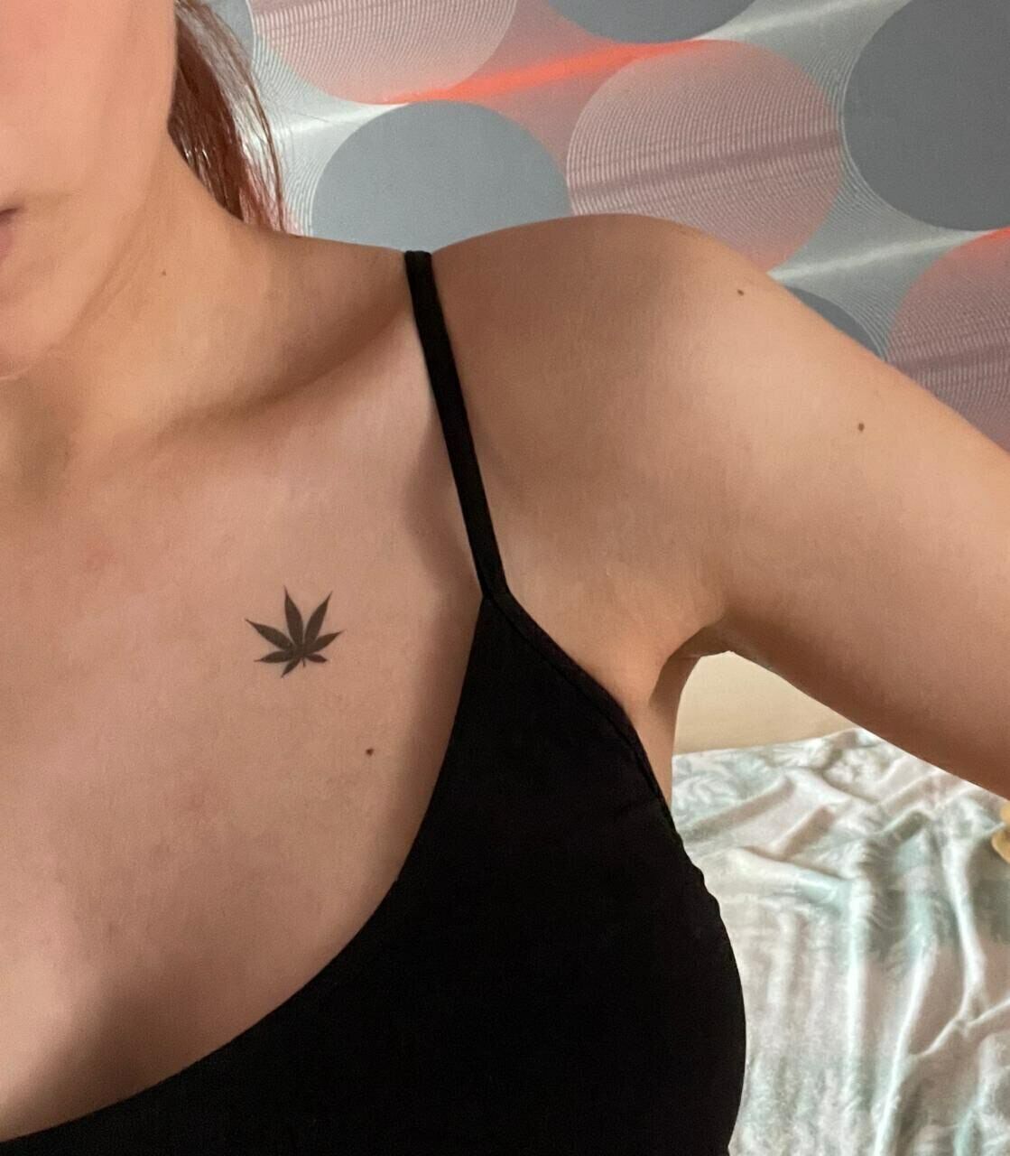 Cannabis Weed Temporary Tattoo Women Men Fake Sticker Dope Funny Tattoos Body Art