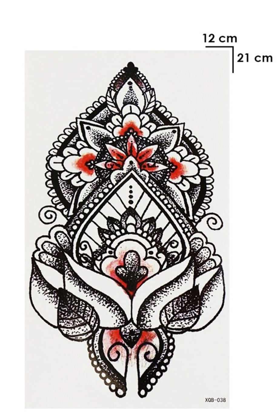 Womens Flower Temporary Tattoos Arm Tattoo Fake Body Girls Tattoo Waterproof