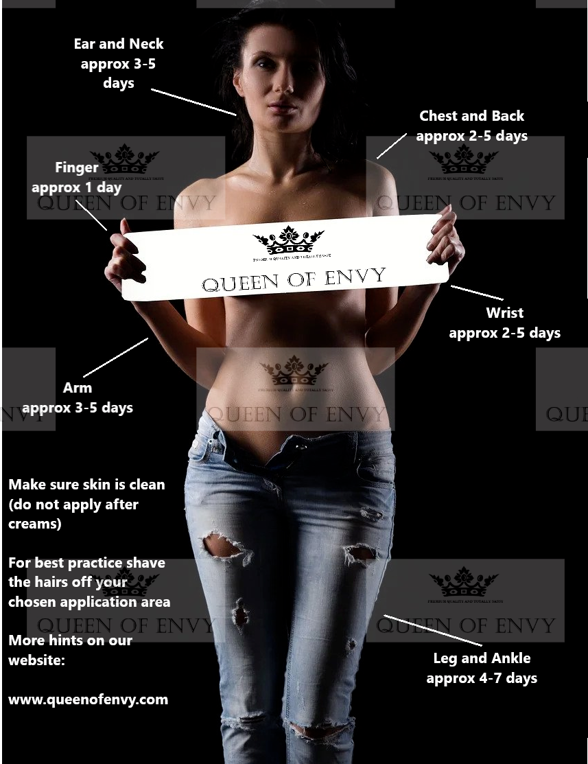 Lion Crown Mens Temporary Tattoo Fake Sticker Women Arm Leg Thigh waterproof