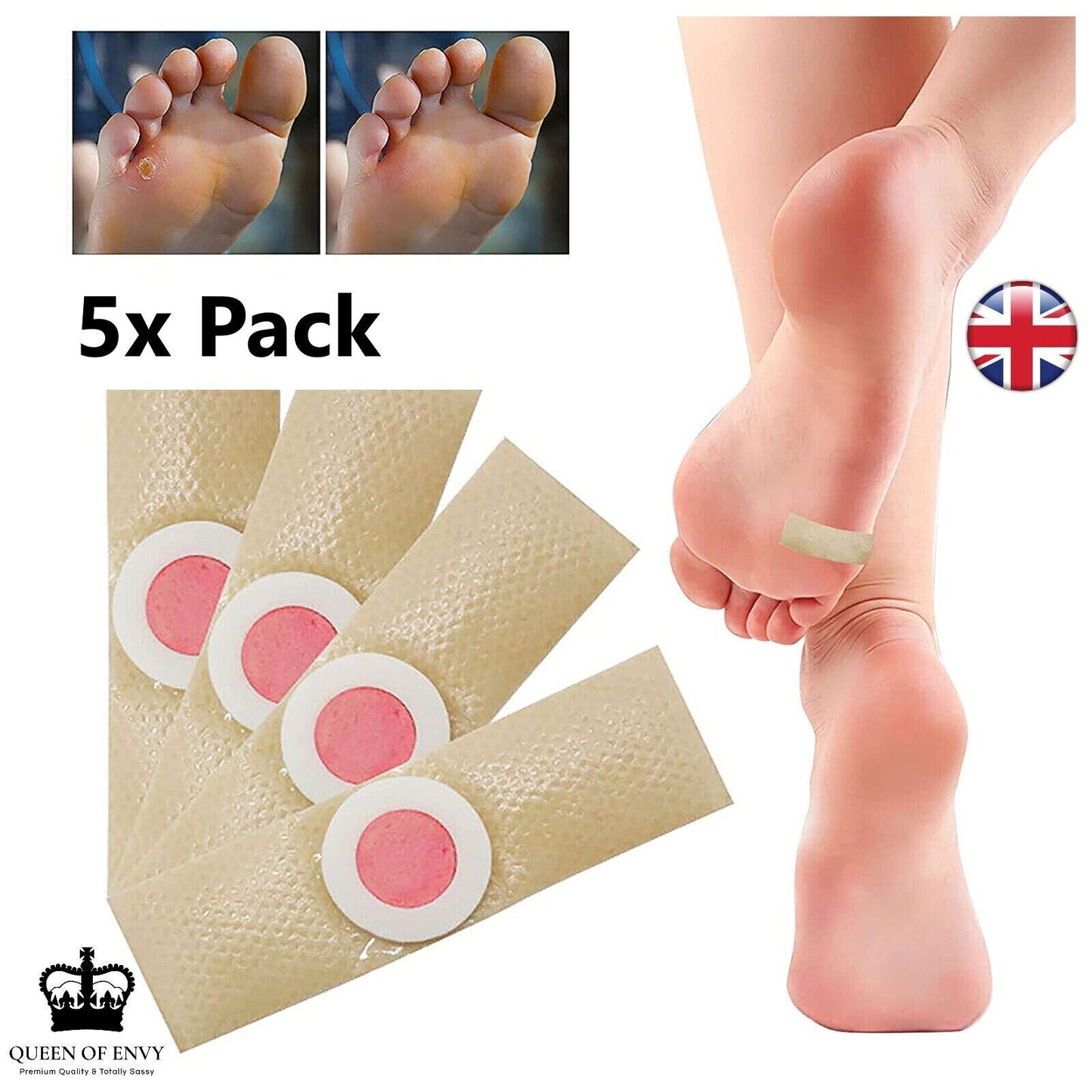 Corn Foot Plaster Medical Plaster Plasters Removal Plantar Warts Pain Calluses