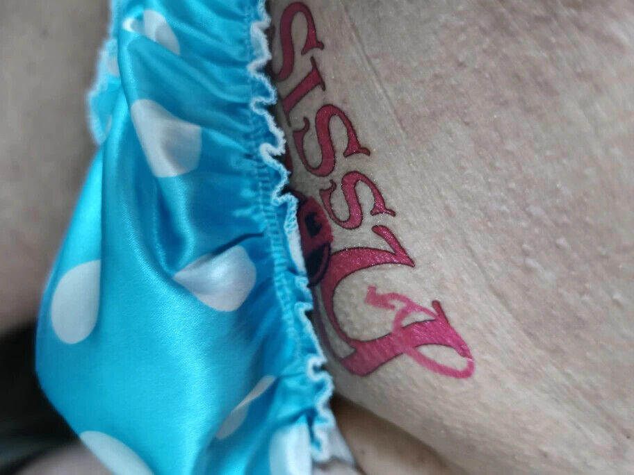 Sissy Boy Gay Bi Adult Tattoos Sexy Mens Tattoos feminine boys Sticker Sissies