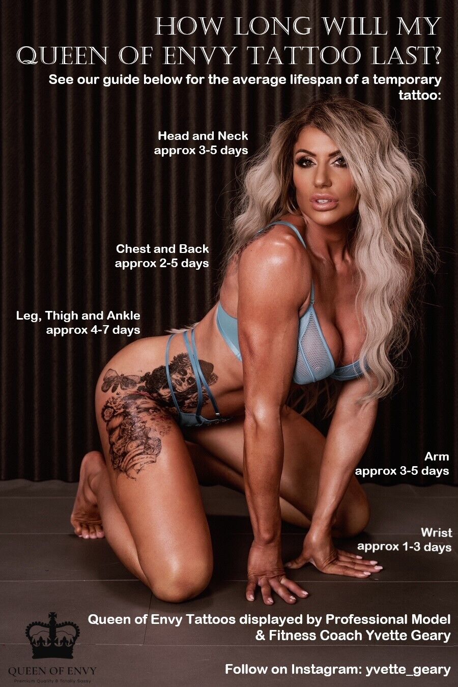 Sexy Collection Roses Flowers Feathers Temporary Tattoo Womens Fake Tattoos UK