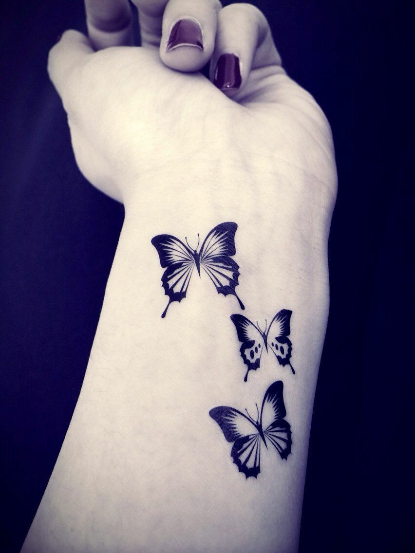 Small Butterflies Temporary Tattoos Body Womens Girls Kids Fake Butterfly Tattoo