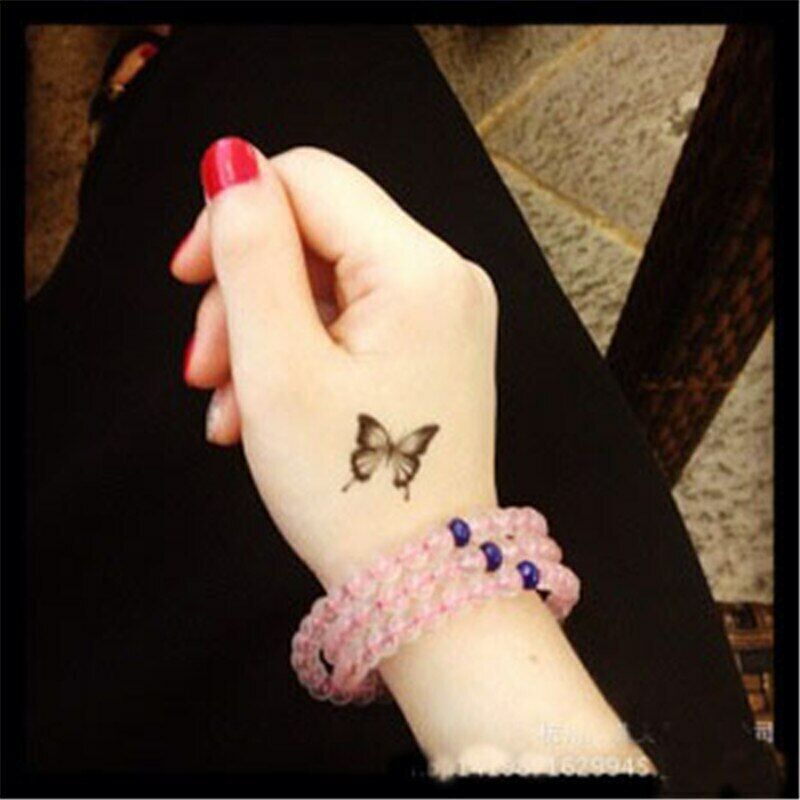 Small Butterflies Temporary Tattoos Body Womens Girls Kids Fake Butterfly Tattoo
