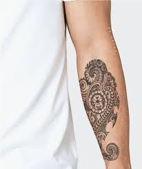 Inca Polynesian Tribal Temporary Tattoo Waterproof Women Mens Tattoos Sleeve
