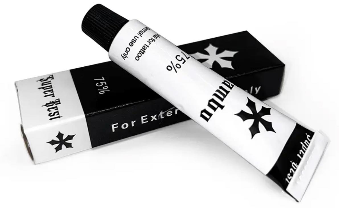 RAMBO Tattoo Numbing Cream 75% Pre Tattoos Microblading SPMU Brows for Soothing