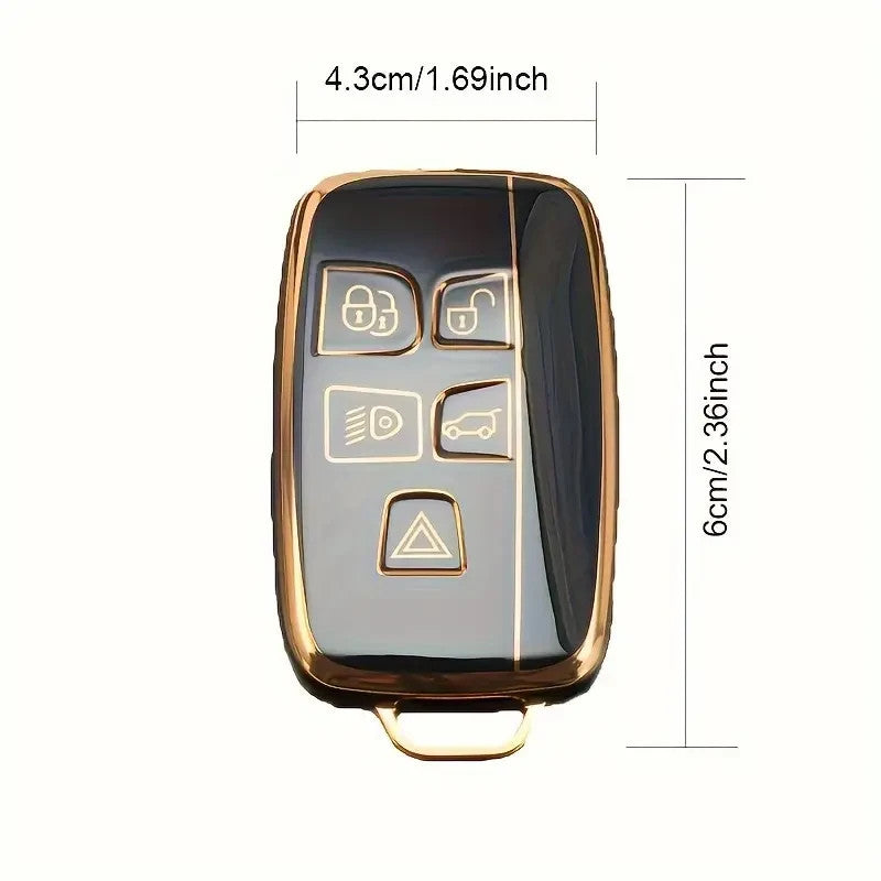 Land Rover Key Fob Case Cover Discovery 4 Range Rover Sport Vogue 5 Button