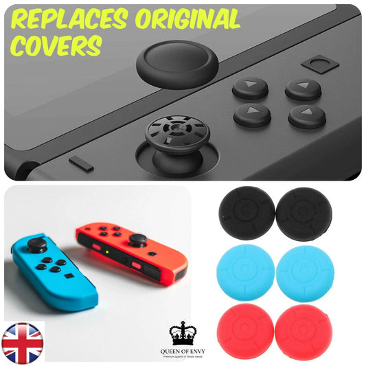 Nintendo Switch Replacement Caps Lite OLED Joy Con Thumb Stick Grips Pads Spares