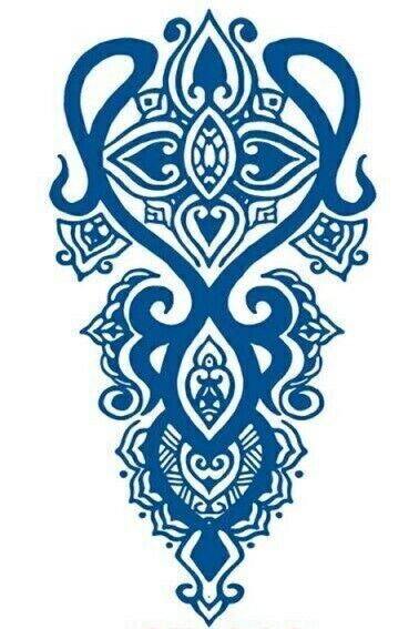 Geometric Art SEMI PERMANENT Temporary Tattoos Natural Long Lasting Womens