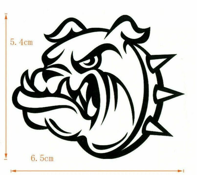BullDog Dog Tattoo Temporary Tattoos Women Mens Kids Fun Fake Stick Press on