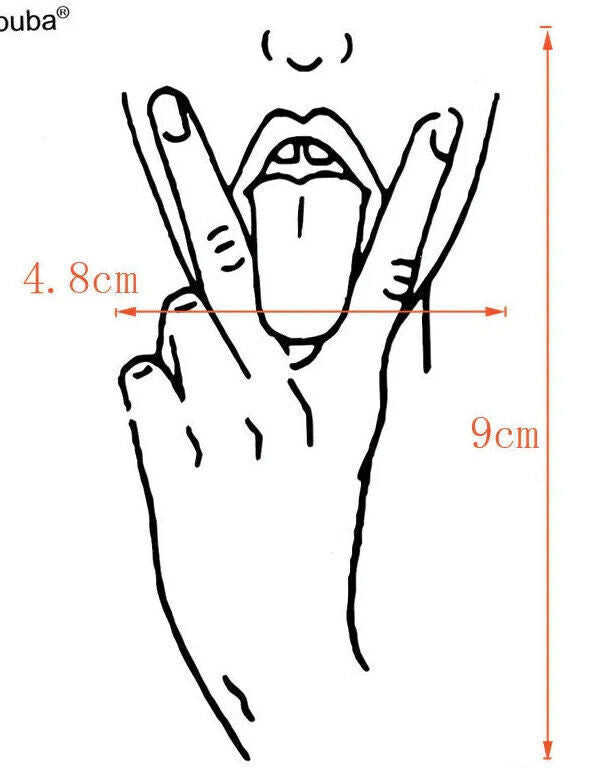 Tongue Fingers Temporary Tattoo Women Mens sexy Funny Fake Stick on