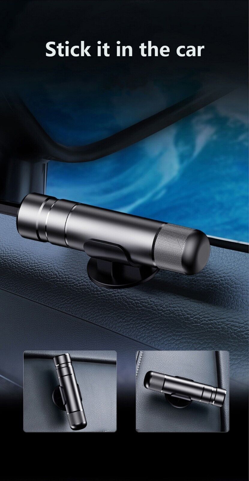 CAR EMERGENCY Safety glass breaker hammer SEAT BELT CUTTER 2 in 1 Escape Tool