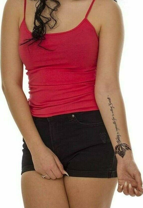 Nothings Impossible Temporary Tattoo Text Tattoos Arm Band Moon Mens Womens Hope