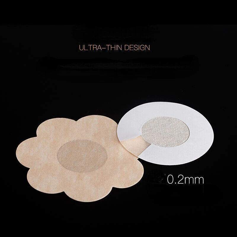30x Nipple Invisible Breast Covers Pasties Adhesive Stickers No Bra Boob Covers