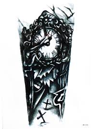 Wrecking Life Waterproof Temporary Tattoos Sleeve Women Mens Fake Sticker Arm