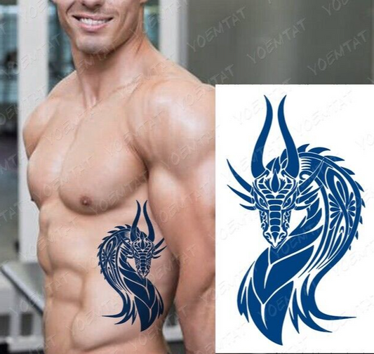 Drag Semi Permanent Tattoos Mens Womens Long Lasting Tattoo Fake