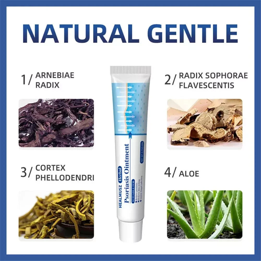 Psoriasis Cream for Dermatitis Eczematoid Eczema Natural Treatment Skin Ointment