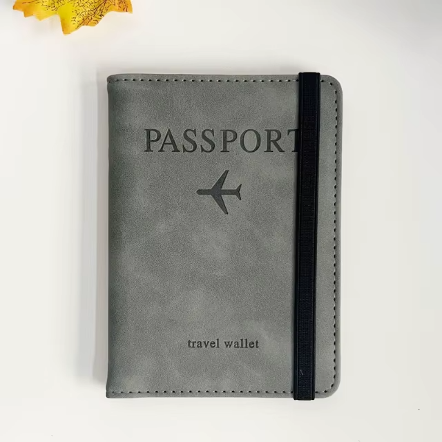 RFID Passport Holder Travel Wallet Passport Organiser Cover Cards PU Leather