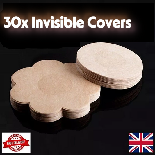 30x Nipple Invisible Breast Covers Pasties Adhesive Stickers No Bra Boob Covers