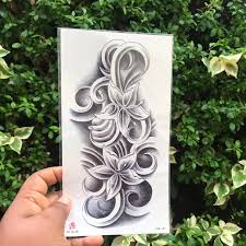 Flowers Temporary Tattoo Fake Press Sticker Women Mens Sleeve Arm Womens Tattoos